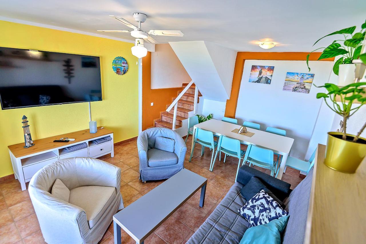 Ocean Sunset Beachfront House With Terraces Ель-Пуерто-де-Санта-Марія Екстер'єр фото