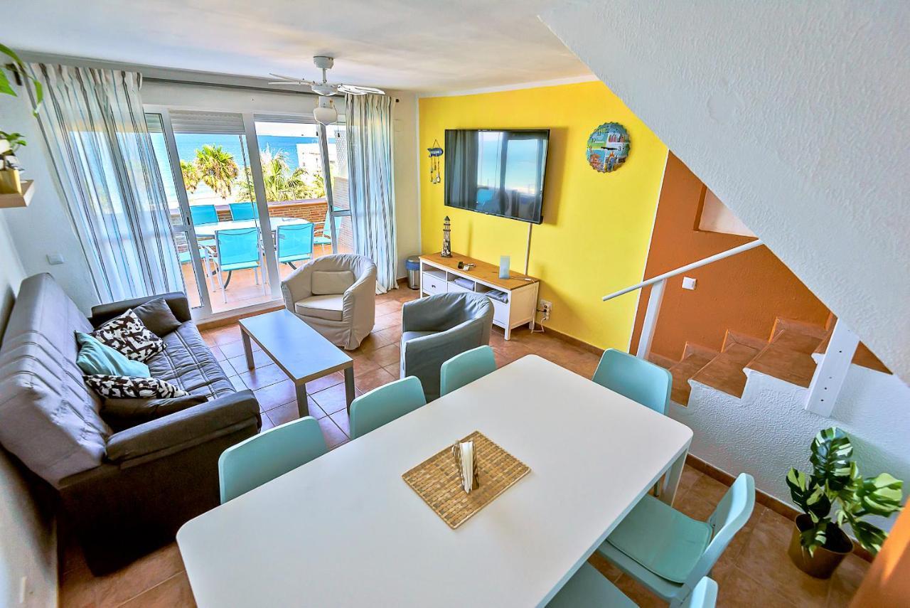 Ocean Sunset Beachfront House With Terraces Ель-Пуерто-де-Санта-Марія Екстер'єр фото