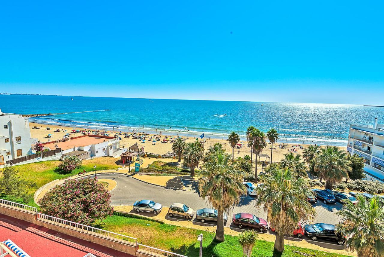 Ocean Sunset Beachfront House With Terraces Ель-Пуерто-де-Санта-Марія Екстер'єр фото